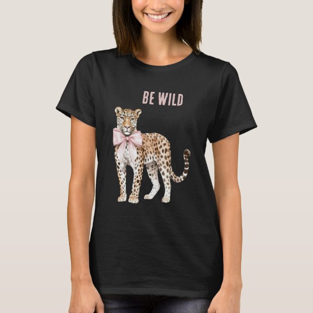 Camiseta Lazo Rosa Leopardo  (Anverso)