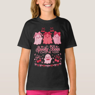 Camiseta Lazos espeluznantes fantasmas rosados Cherry Coque