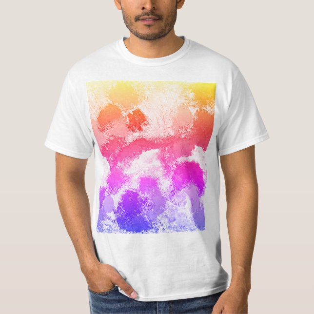 Camiseta Lazos multicolores vivos y coloridos (Anverso)