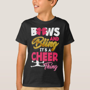 Camiseta Lazos y brillo es algo de porristas Divertido cami