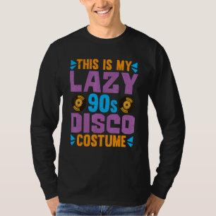 Camiseta Lazy 90s Disco Disstume de la fiesta de los 90