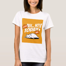 Camiseta «Lazy Cat “Not Today”» – Solo Vibraciones