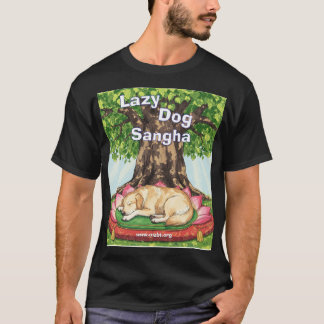 Camiseta Lazy Dog Sangha T-Shirt adelante y atrás
