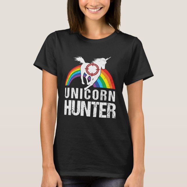 Camiseta Lazy Halloween Costume Fairy Rainbow Unicorn Hunte (Anverso)
