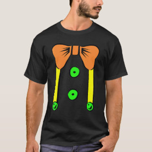 Camiseta Lazy Halloween Costume Tees Clowers Suspenders y B