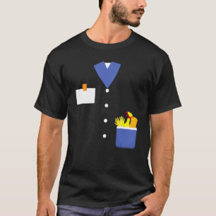 Camiseta Lazy Halloween Custodio Vestido Janitor Suit Clea