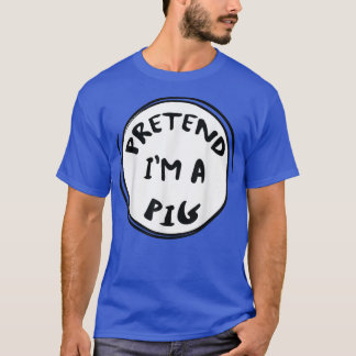 Camiseta Lazy Halloween Disstume Funny finge que soy un cer