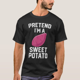 Camiseta Lazy Halloween Sweet Potato Costume Soy un dulce P