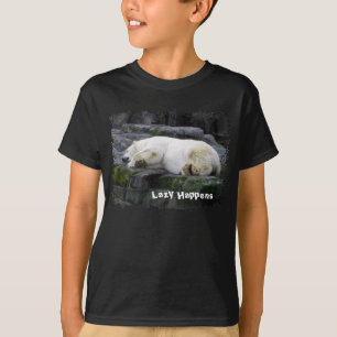 Camiseta Lazy Happens Polar Bear