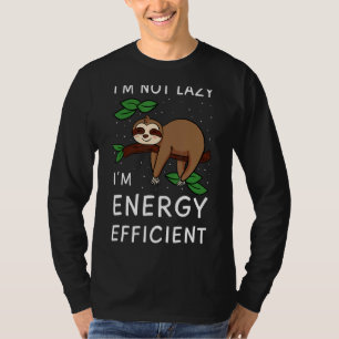 Camiseta Lazy Lazy Animal Energy Efficient Zookeeper Wild