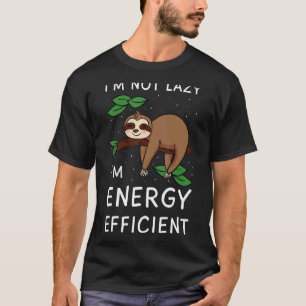 Camiseta Lazy Lazy Animal Energy Efficient Zookeeper Wild
