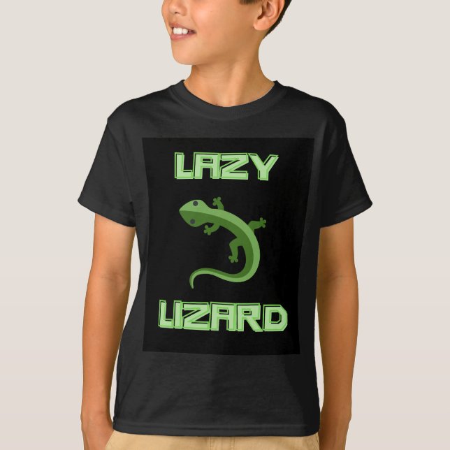 Camiseta Lazy-Lizard (Anverso)