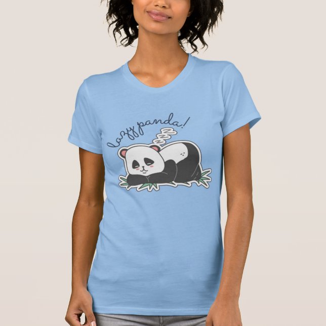 Camiseta Lazy Panda (Anverso)