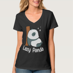 Camiseta Lazy Panda Bamboo Oso Cute Panda Animal