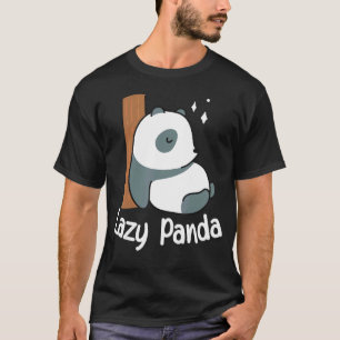 Camiseta Lazy Panda Bamboo Oso Cute Panda Animal