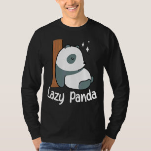 Camiseta Lazy Panda Bamboo Oso Cute Panda Animal