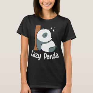 Camiseta Lazy Panda Bamboo Oso Cute Panda Animal