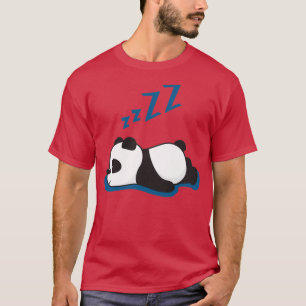 Camiseta Lazy Panda Bear Dormir Regalo Animal
