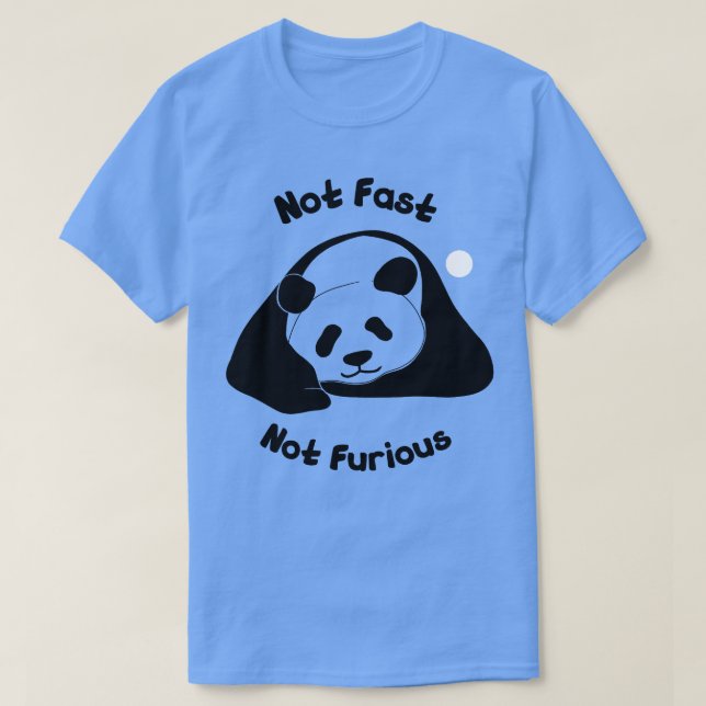 Camiseta Lazy panda relajante (Diseño del anverso)