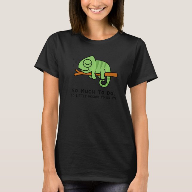 Camiseta Lazy Person  for Chamelion  Chamelion (Anverso)