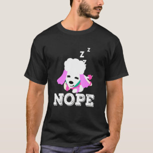 Camiseta Lazy Poodle Dog Puppy