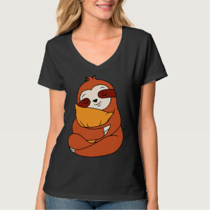 Camiseta Lazy Sloth Cuddle Eslora De Sueño Cuesta Con P