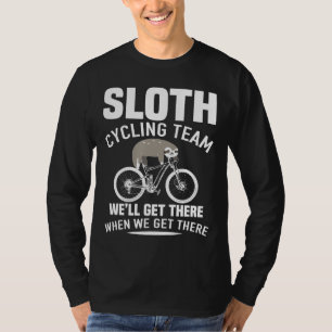 Camiseta Lazy Sloth Cycling Team Funny Mtb Cycling Gift Des