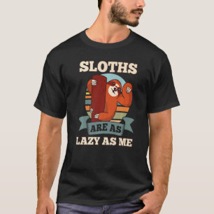 Camiseta Lazy Sloth Napping Koala Cute Selva Animal