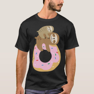 Camiseta Lazy Sloth On Donut no es gracioso