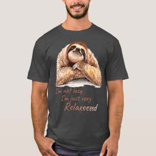 Camiseta Lazy sloth tiempos relajantes divertido lindo pere