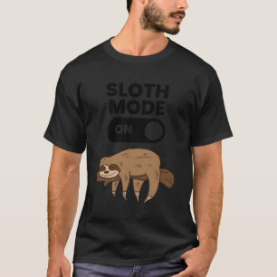 Camiseta Lazy Sloth Tired Sloth Mode On