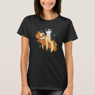 Camiseta Lazy Sloth Y Panda Tired Friends