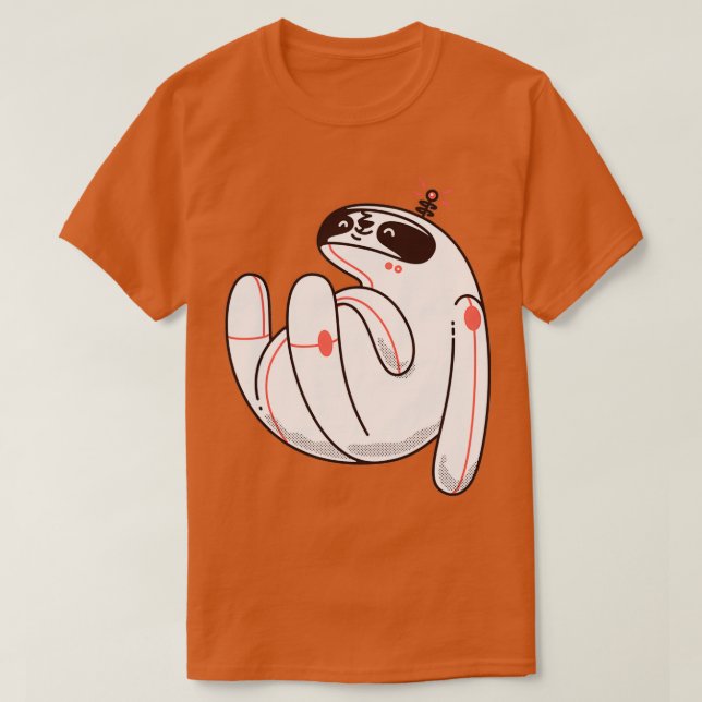 Camiseta Lazy Space Sloth (Diseño del anverso)