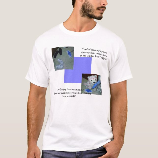 Camiseta Lazy Teddy Bear Limpieza (Anverso)