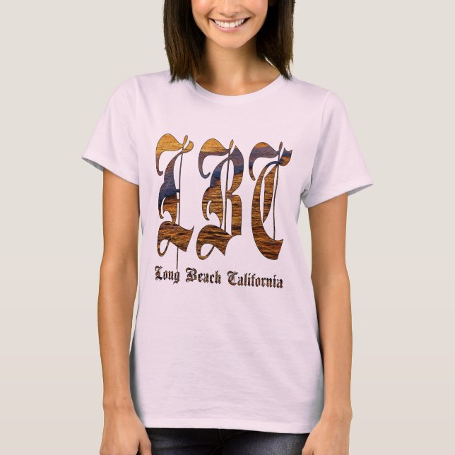 Camiseta LBC - Long Beach California - océano (Anverso)