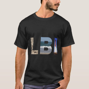 Camiseta Lbi Long Beach Island Nj Photo Beach Ocean Lightho