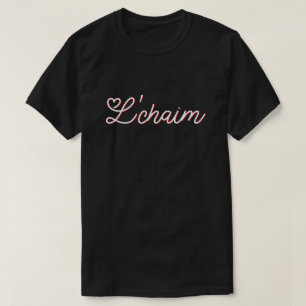 Camiseta L'Chaim - A la vida hebreo
