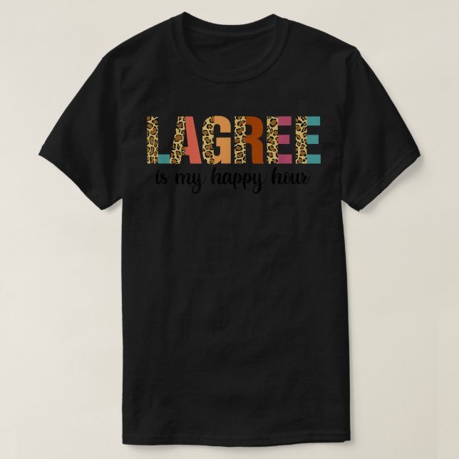 Camiseta Lcosa es mi Happy Hour Gracioso entrenamiento Fitn (Diseño del anverso)