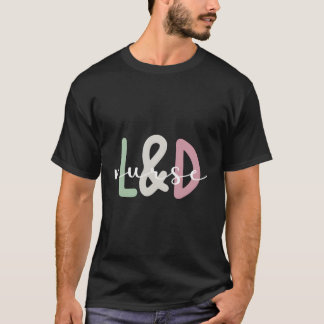 Camiseta Ld Enfermeras De Reconocimiento De Trabajo Y Enfer