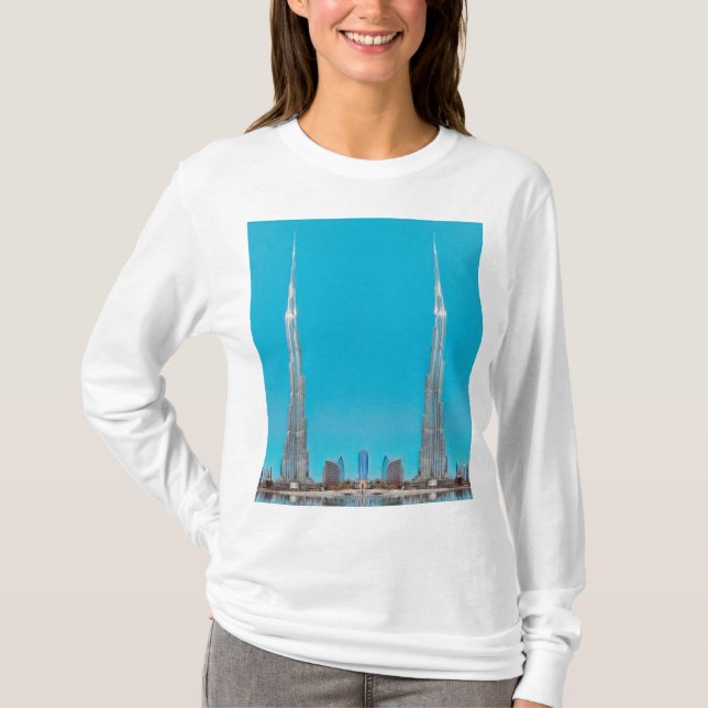 Camiseta ldp BURJ KHALIFA - Dubai - (Anverso)