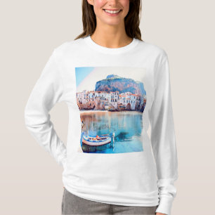 Camiseta ldp CEFALU - Sicilia - playa - panorama