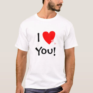 Camiseta Le amo (corazón) usted me casaré oferta