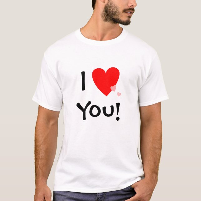 Camiseta Le amo (corazón) usted me casaré oferta (Anverso)