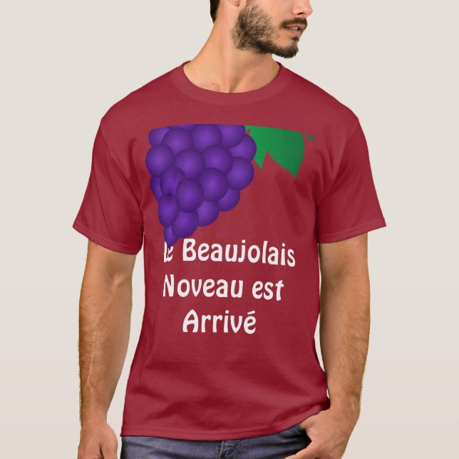 Camiseta Le Beaujolais Nouveau est llega (Anverso)