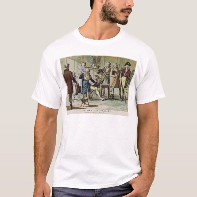 Camiseta Le Cafe des Incroyables, 1797 (Anverso)