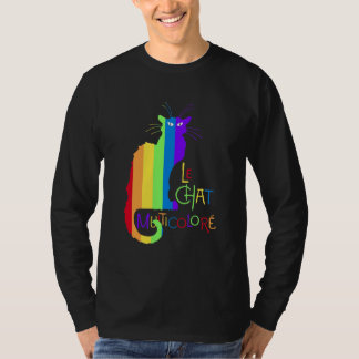 Camiseta Le Chat Multicoloré