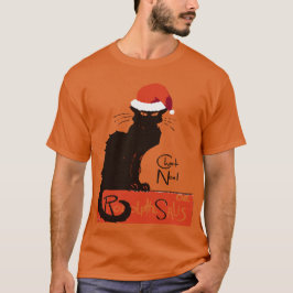 Camiseta Le Chat Noel Christmas Parody Distressed Cut Out