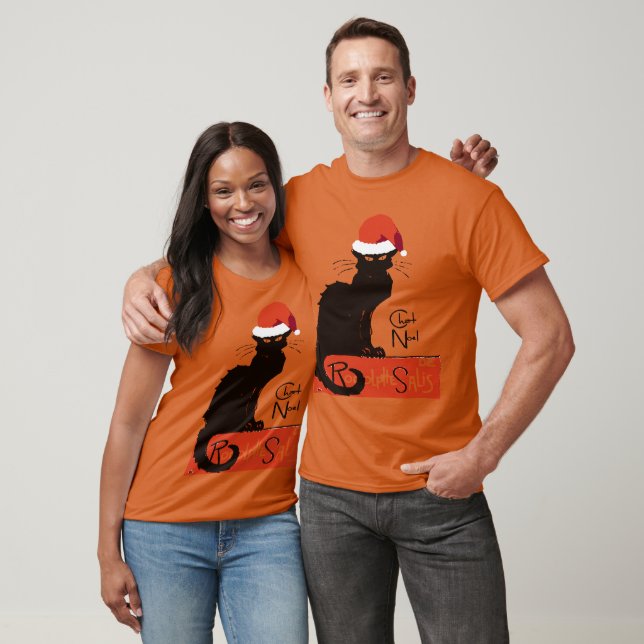Camiseta Le Chat Noel Christmas Parody Distressed Cut Out (Unisexo)