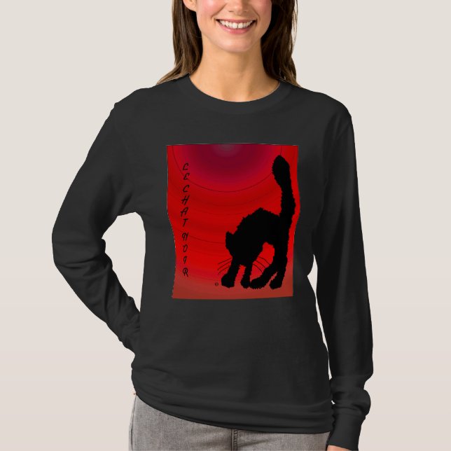 Camiseta Le Chat Noir (Anverso)