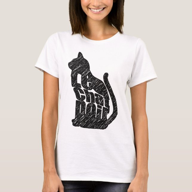 Camiseta Le Chat Noir (Anverso)